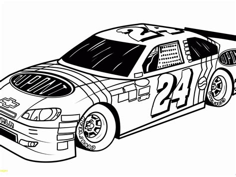 Race Car Coloring Pages Free Printable