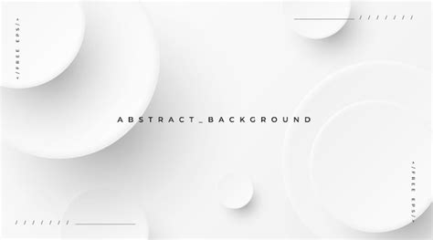 Free Vector | Abstract and minimalist white background with neumorphism elements