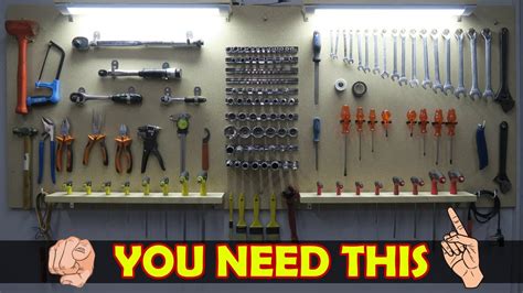 Ultimate DIY Tool Wall - Cheap and Easy - YouTube