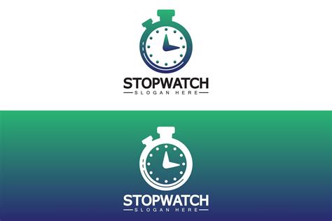 Stopwatch Timer Logo Design Vector Graphic by kosunar185 · Creative Fabrica