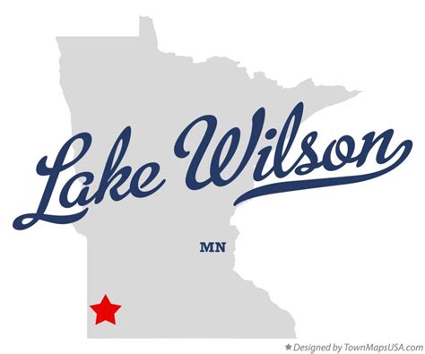 Map of Lake Wilson, MN, Minnesota