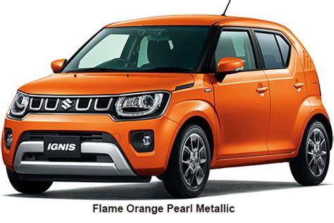 New Suzuki Ignis Body color photo, Exterior colour picture, colors image