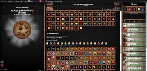 Finally got all 414 Achievements : r/CookieClicker