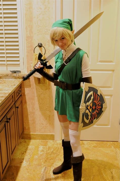 My original female link. | Easy cosplay, Link costume, Cosplay costumes