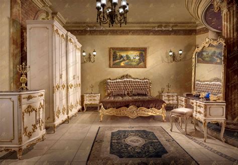 19th Century Italian Baroque Style Bedroom Set