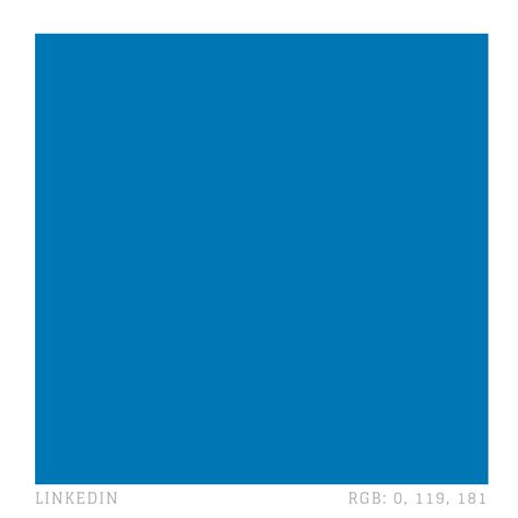 Linkedin Logo Color Code - LinBlogrosby