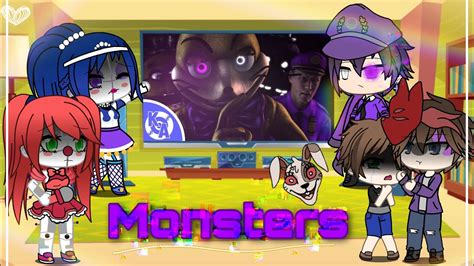 Afton Family reacts to Monsters... || OLD & CRINGE - YouTube Music