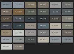 shades of grey color chart gray color names fifty shades of grey color chart | Grey colour chart ...