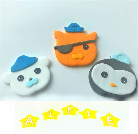 Buy jncakes octonauts cake toppers edible figure set cake toppers ...