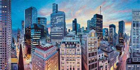 Interview: Photorealistic Paintings Put You at the Center of Cities Around the World