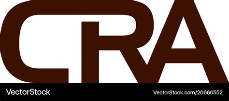 Letter cra modern logo Royalty Free Vector Image