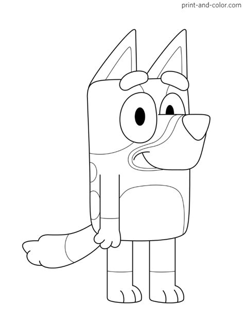 Bluey coloring pages | Print and Color.com