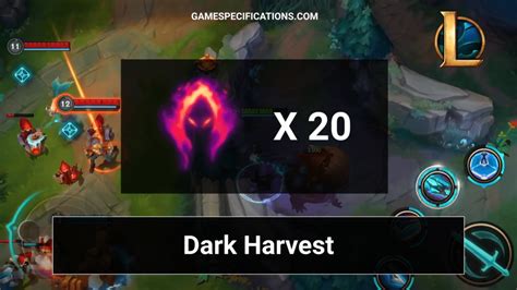 League Of Legends Dark Harvest Explained - Game Specifications