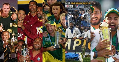 ICC Champions Trophy Winners