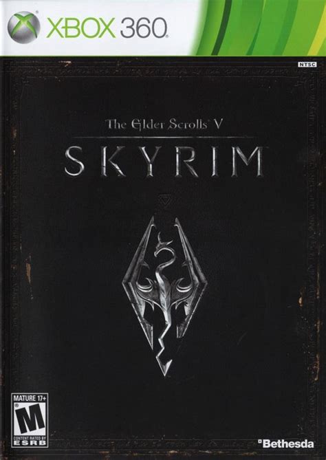 The Elder Scrolls V: Skyrim (2011) Xbox 360 box cover art - MobyGames