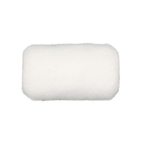 4 inch white velvet 3/8 inch nap roller cover - Allsource Supply Inc.