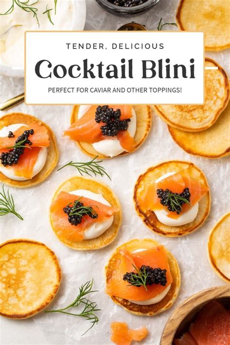 Cocktail Blini (For Caviar and More!) - 40 Aprons