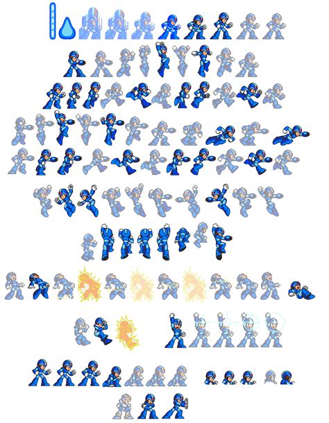 Megaman x sprite sheet - lenagas