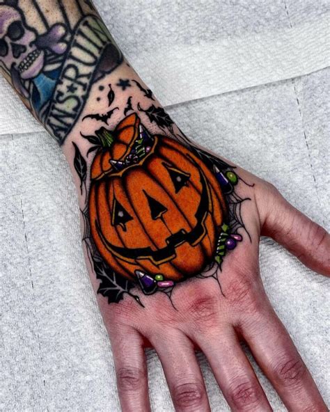 11+ Halloween Pumpkin Tattoo Ideas That Will Blow Your Mind!