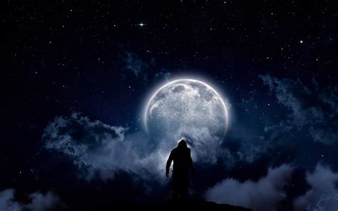 10240x2880 Staring At The Moon 10240x2880 Resolution Wallpaper, HD Fantasy 4K Wallpapers, Images ...