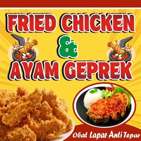 Jual spanduk ayam geprek | Shopee Indonesia