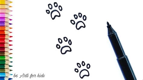 How To Draw A Paw Print Cat? Update - Bmxracingthailand.com