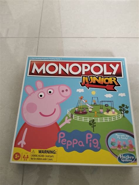 Monopoly Junior (Peppa Pig Edition), Hobbies & Toys, Toys & Games on ...