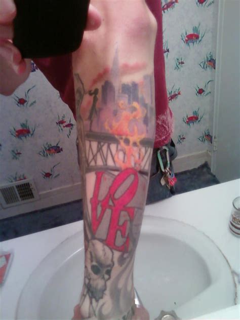 NYC Burning Bridges Tattoo by DannyHavok89 on DeviantArt