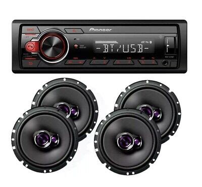 Pioneer Car Stereo Radio Bluetooth Mp3 + 2 Pair Pioneer 6 3/4" Car 3way Speakers 7898588671230 ...