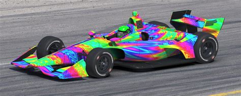 Rainbow Indycar by Jordan Werth - Trading Paints