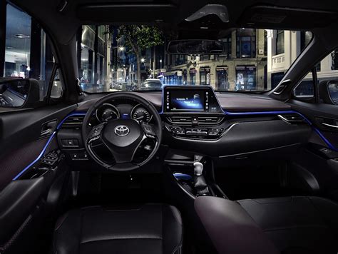 Toyota C-HR compact SUV's interior revealed