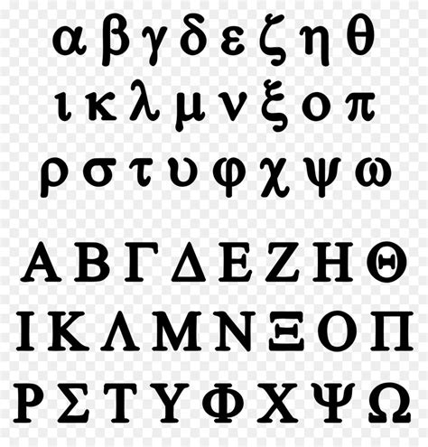 Old Greek Alphabet