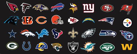 Printable NFL Football Team Logos | Nfl logo, Nfl football logos, Football logo