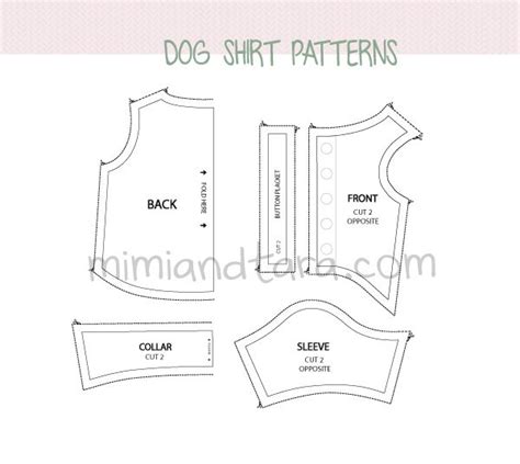 Dog shirt patterns | Mimi & Tara | Free Dog Clothes Patterns | Dog clothes | Pinterest | Hundar ...