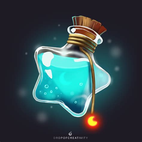 Potion bottle : r/drawing