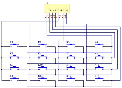 4X4 Matrix Keypad Module - Wiki