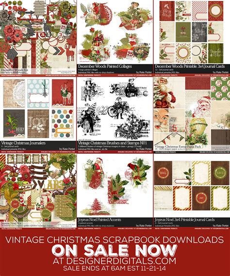 Vintage Scrapbook Kits ON SALE! | Katie Pertiet