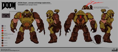 ArtStation - Doom Slayer style exploration