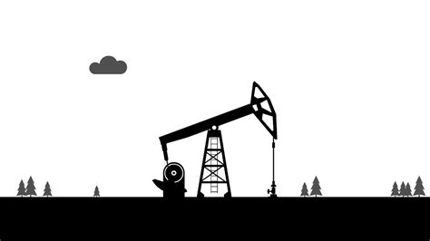 Pumpjack. Oil pump. Animation with alpha channel - YouTube