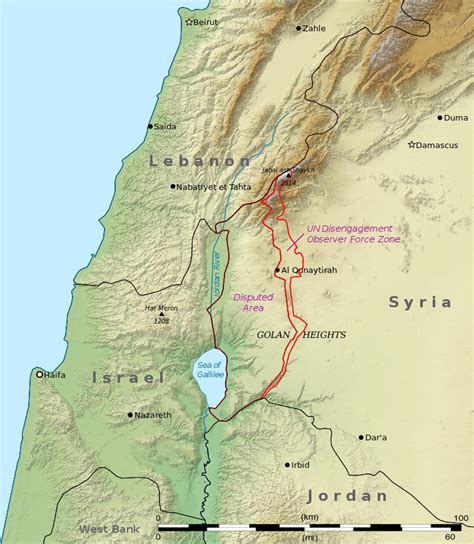 Golan Heights Map Location | newhairstylesformen2014.com