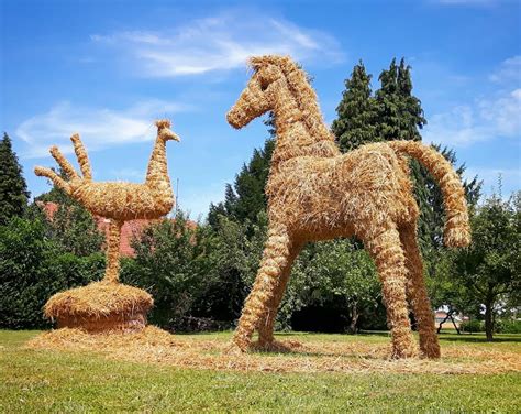 [PHOTOS] Unique Straw Sculptures to Grace Central Zagreb Art Park | Croatia Week