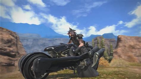 FFxiv New Mounts Clouds Motorbike, Noctis Car