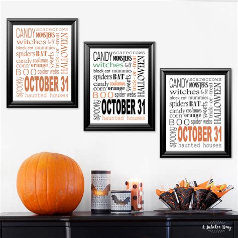 Halloween Word Art - A Jubilee Day