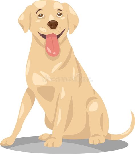 Labrador Retriever Dog Cartoon Stock Vector - Image: 47599148