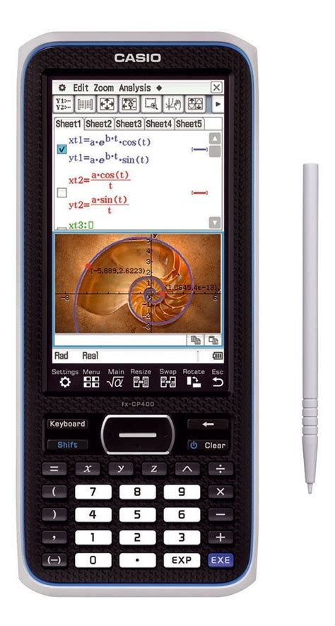 Casio Fx-cp400 Calculadora Grafica Con Pantalla Tactil - U$S 329.30 en ...