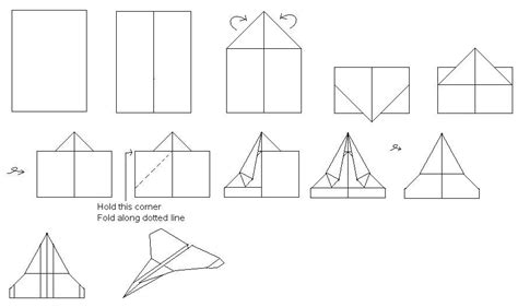 How To Make A Paper Airplane Printable - Origami