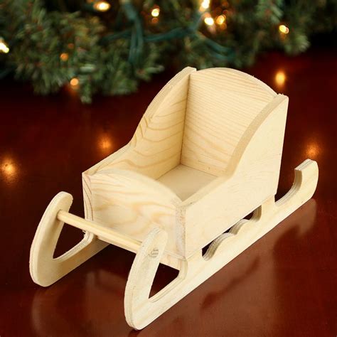 Best Templates: Wooden Santa Sleigh