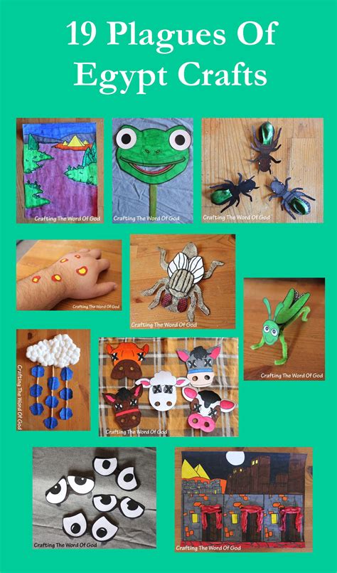 Ten Plagues of Egypt Craft Ideas for Sunday School