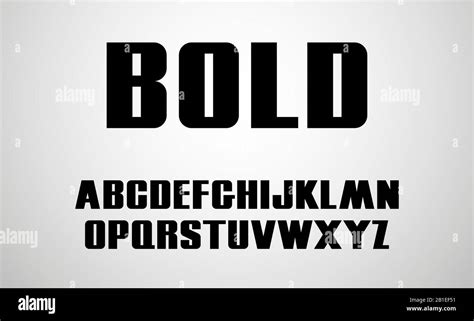 Bold Font High Resolution Stock Photography and Images - Alamy