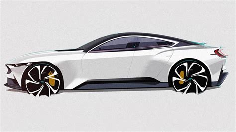 2023 Ford Mustang sedan looks classy in official sketch | HT Auto